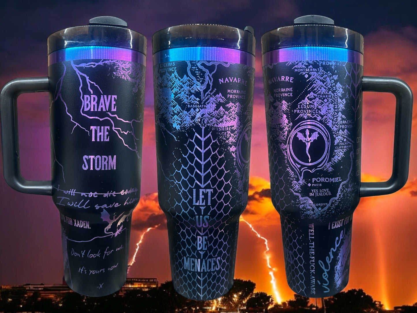 Brave The Storm Tumbler