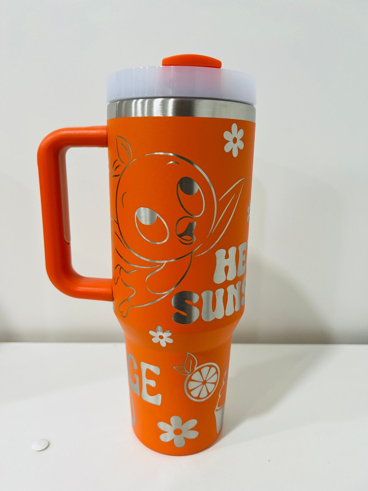Orange Bird Tumbler