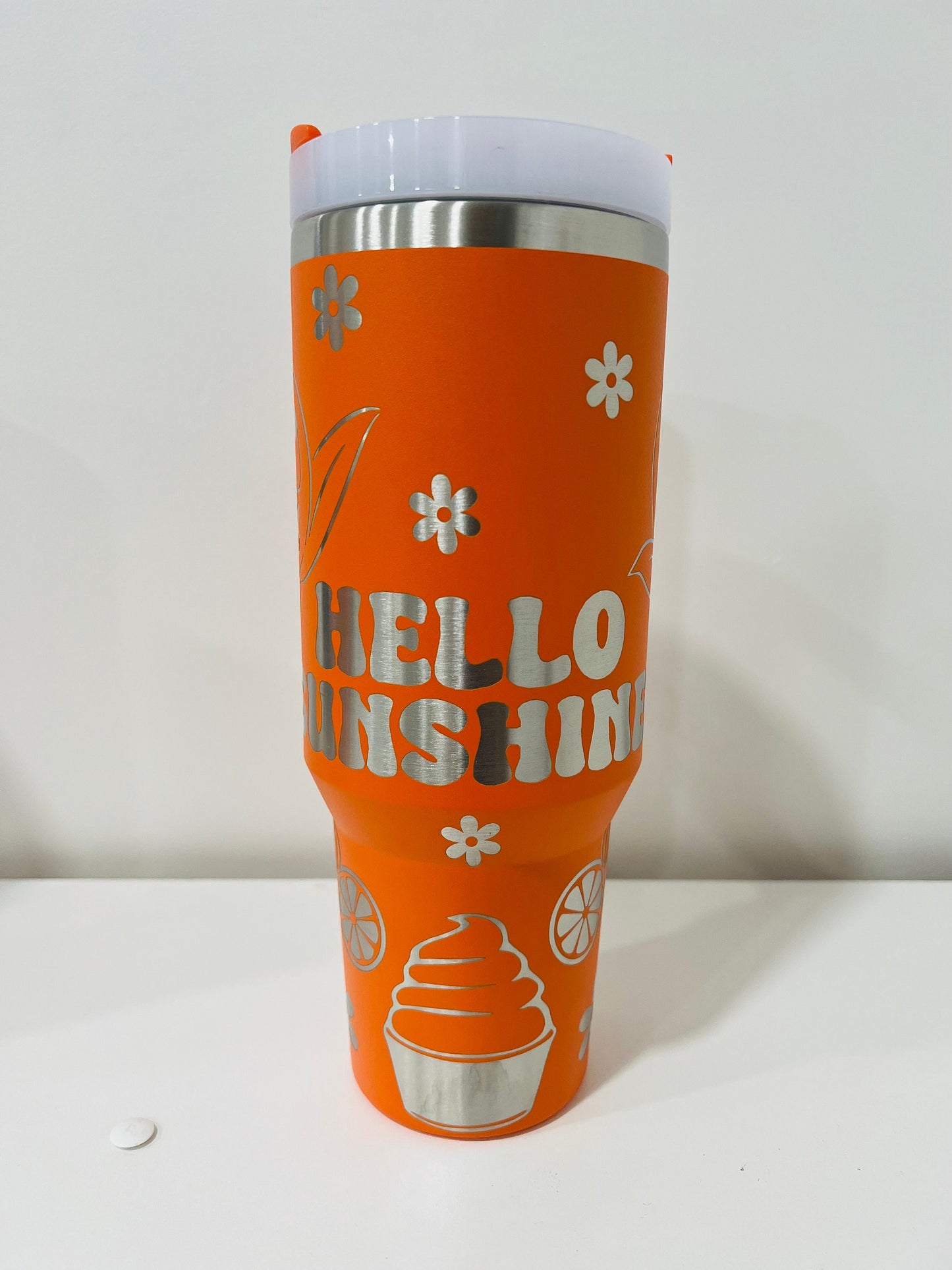 Orange Bird Tumbler