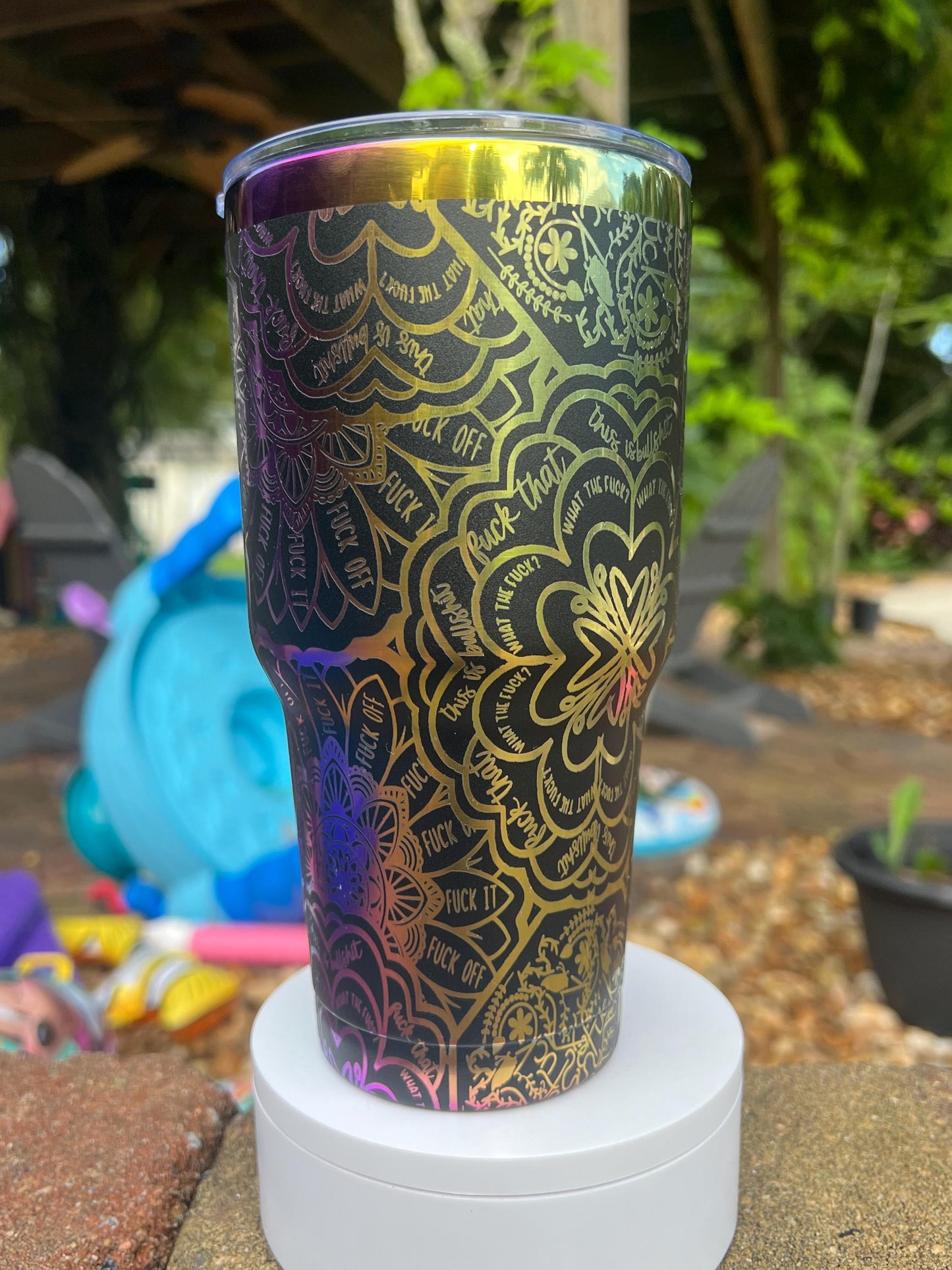 30 oz Hidden Swear Word Mandala Tumbler