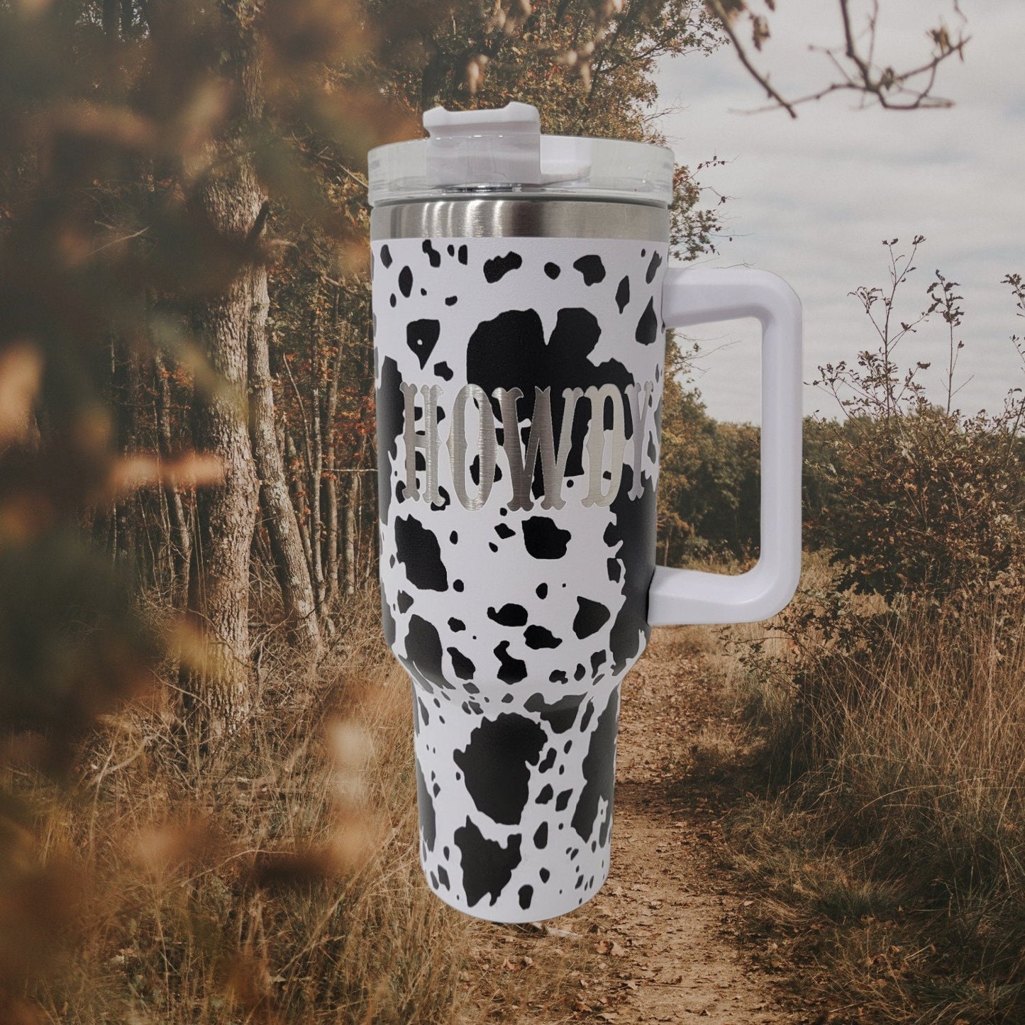 Cow Print Tumbler